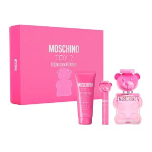 set moschino toy 2 bubble gum de 3pzs dama