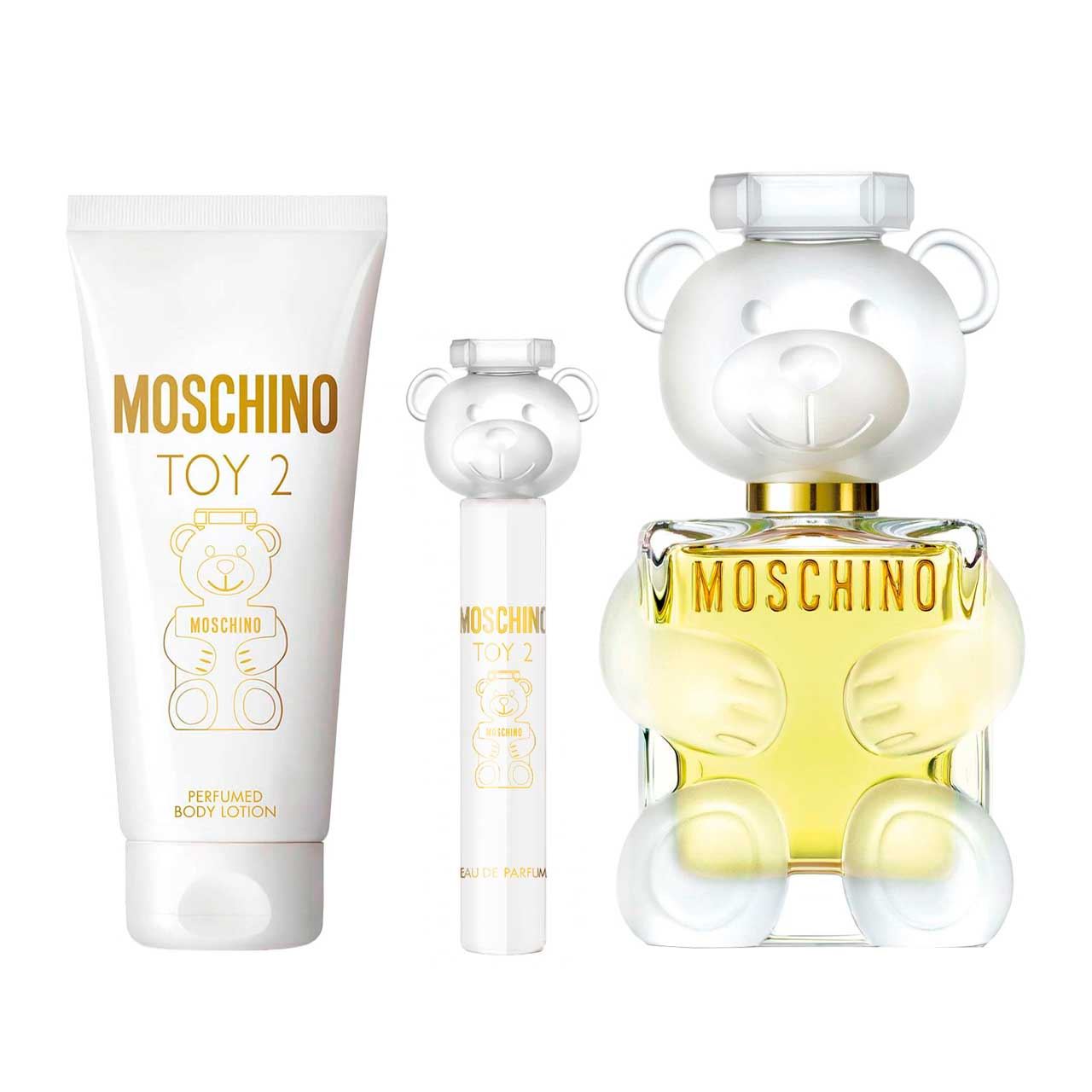 set moschino toy 2 de 3pzs dama 3