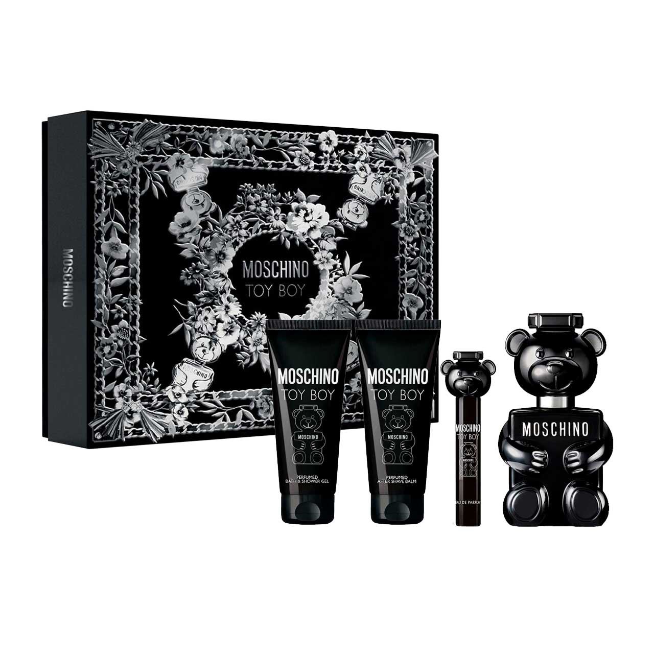 set moschino toy boy de 4pzs hombre