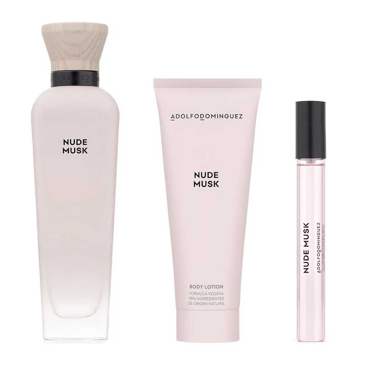 set nude musk by adolfo dominguez de 3pzs dama 3