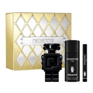 set phantom parfum metal de 3pzas hombre