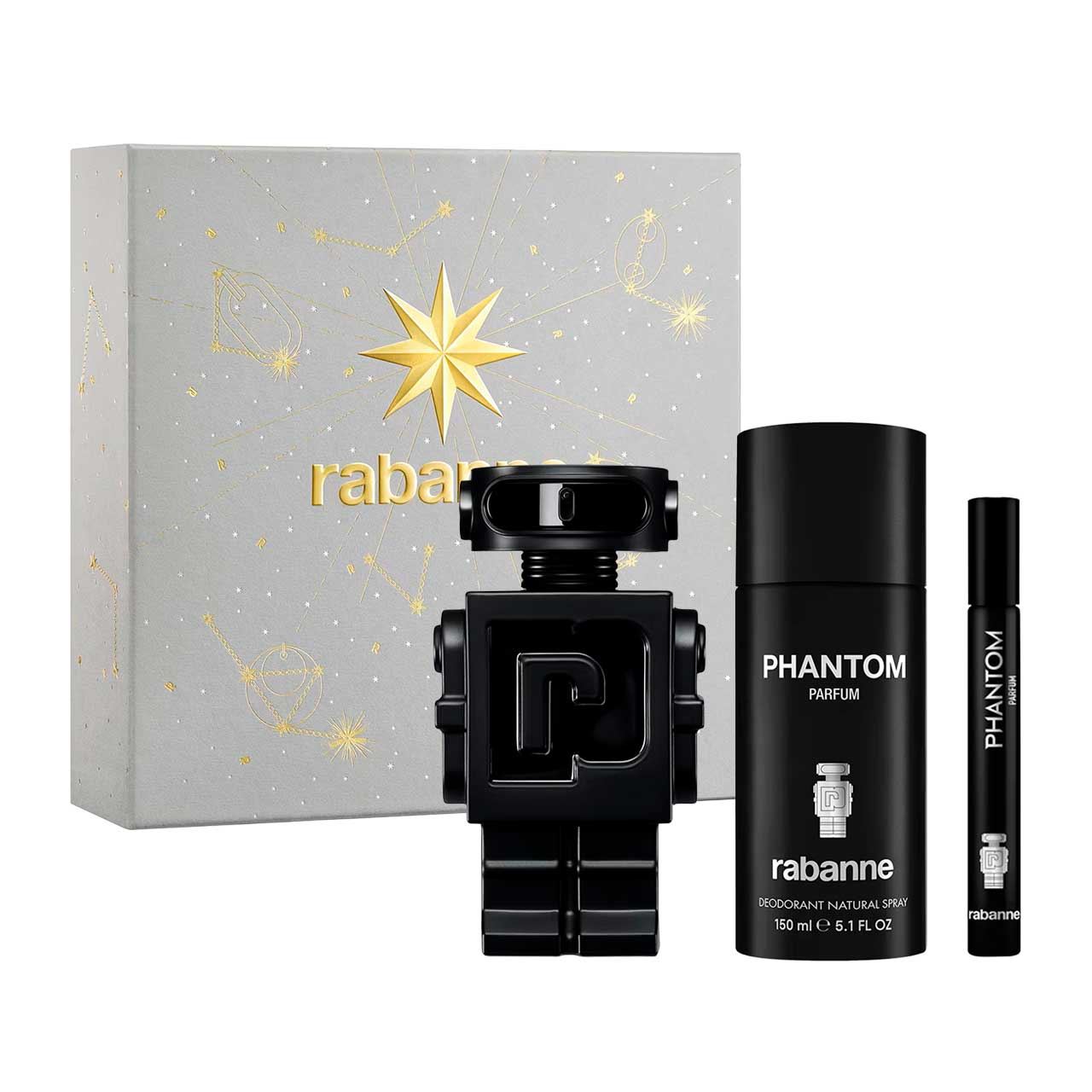 set phantom parfum navidad de 3pzas hombre
