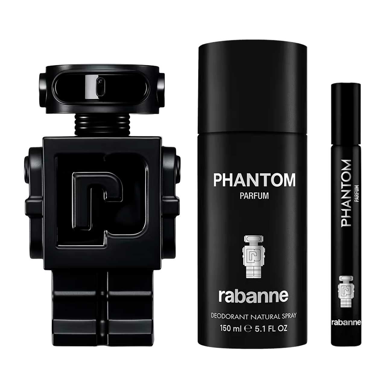set phantom parfum navidad de 3pzas hombre 3