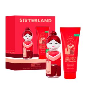 set sisterland red rose de 2pzs dama
