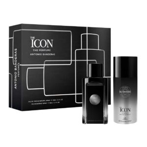 set the icon parfum de 2pzs hombre