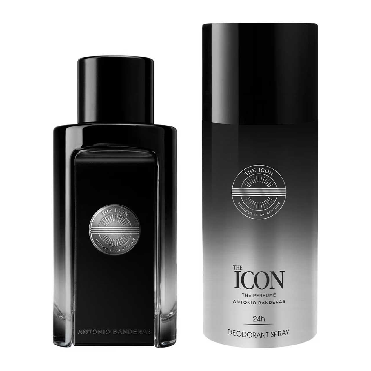 set the icon parfum de 2pzs hombre 3