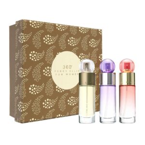 set trio 360+360 coral+360 purple de 3pzs dama