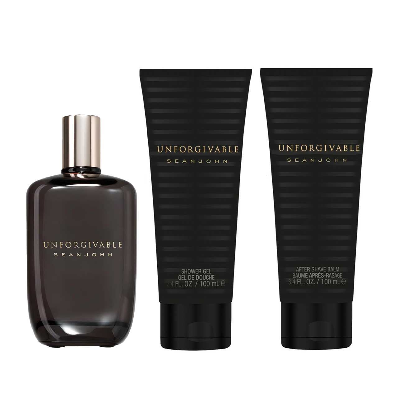 set unforgivable de 3pzs hombre 3