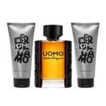 set uomo by salvatore ferragamo de 3 pzs hombre 3