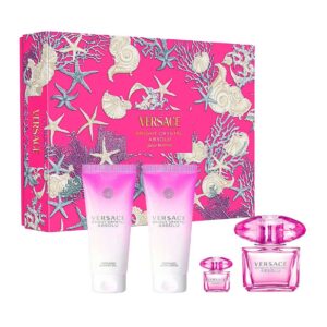 set versace bright crystal absolu miniatura de 4pzs dama