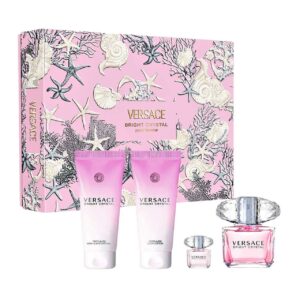 set versace bright crystal miniatura de 4pzs dama