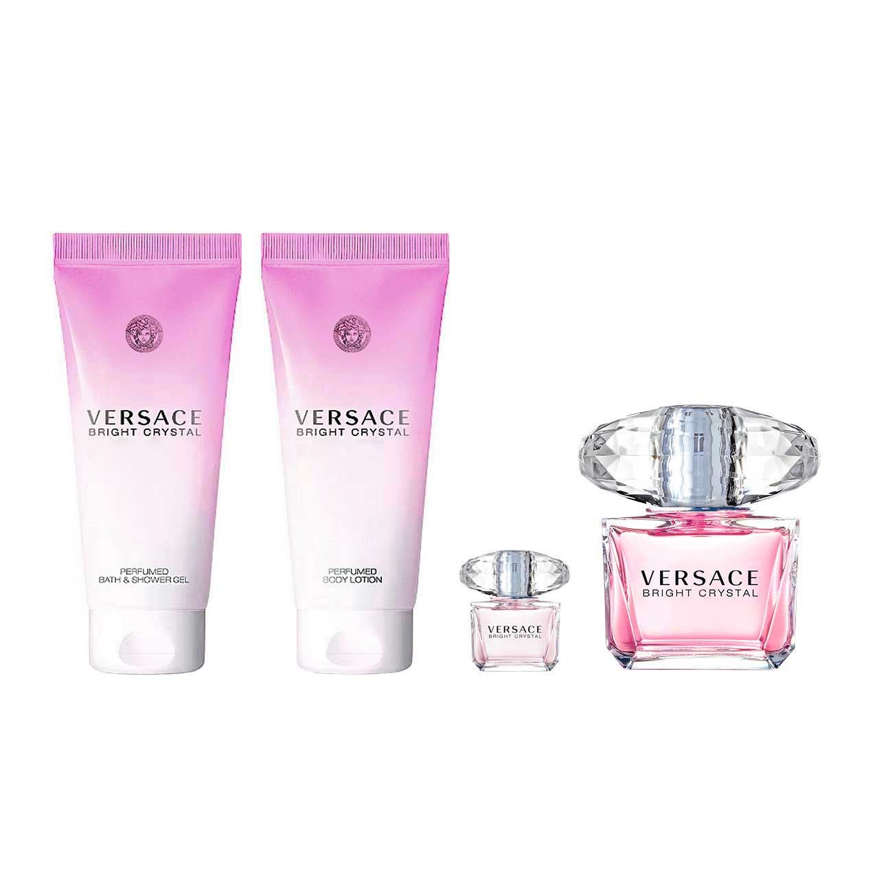 set versace bright crystal miniatura de 4pzs dama 3