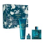 set versace eros agua de perfume miniatura de 3pzs hombre