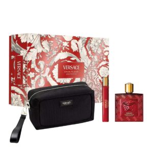 set versace eros flame bolsa de 3pzs hombre