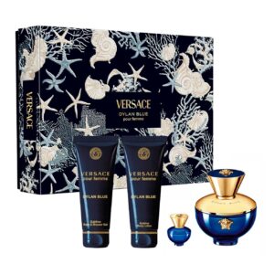 set versace pour femme dylan blue miniatura de 4pzs dama