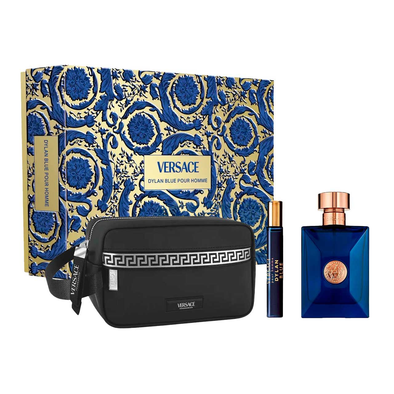 set versace pour homme dylan blue bolsa de 3pzs hombre