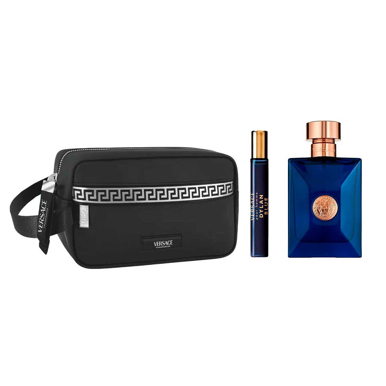 set versace pour homme dylan blue bolsa de 3pzs hombre 3