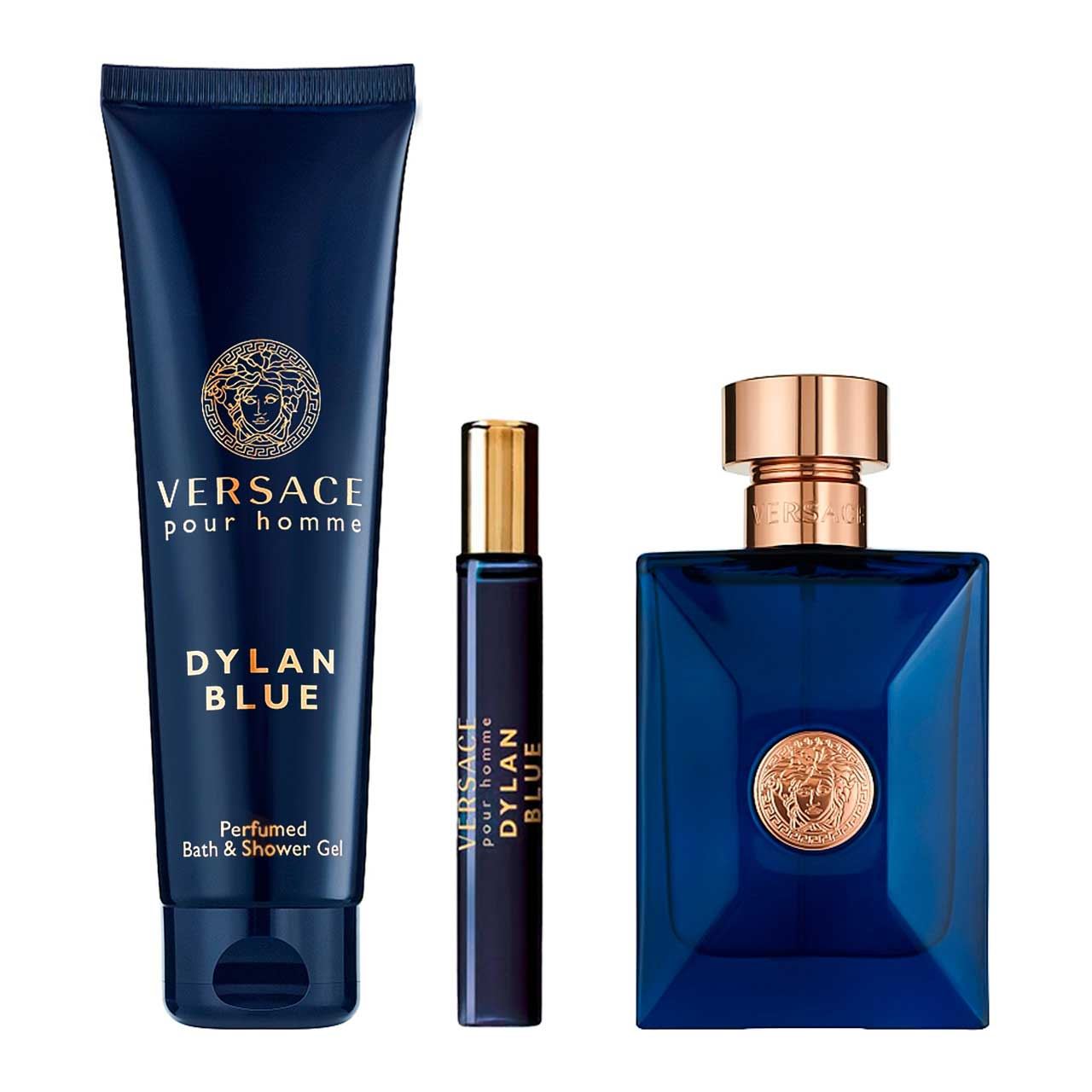 set versace pour homme dylan blue miniatura de 3pzs hombre 3