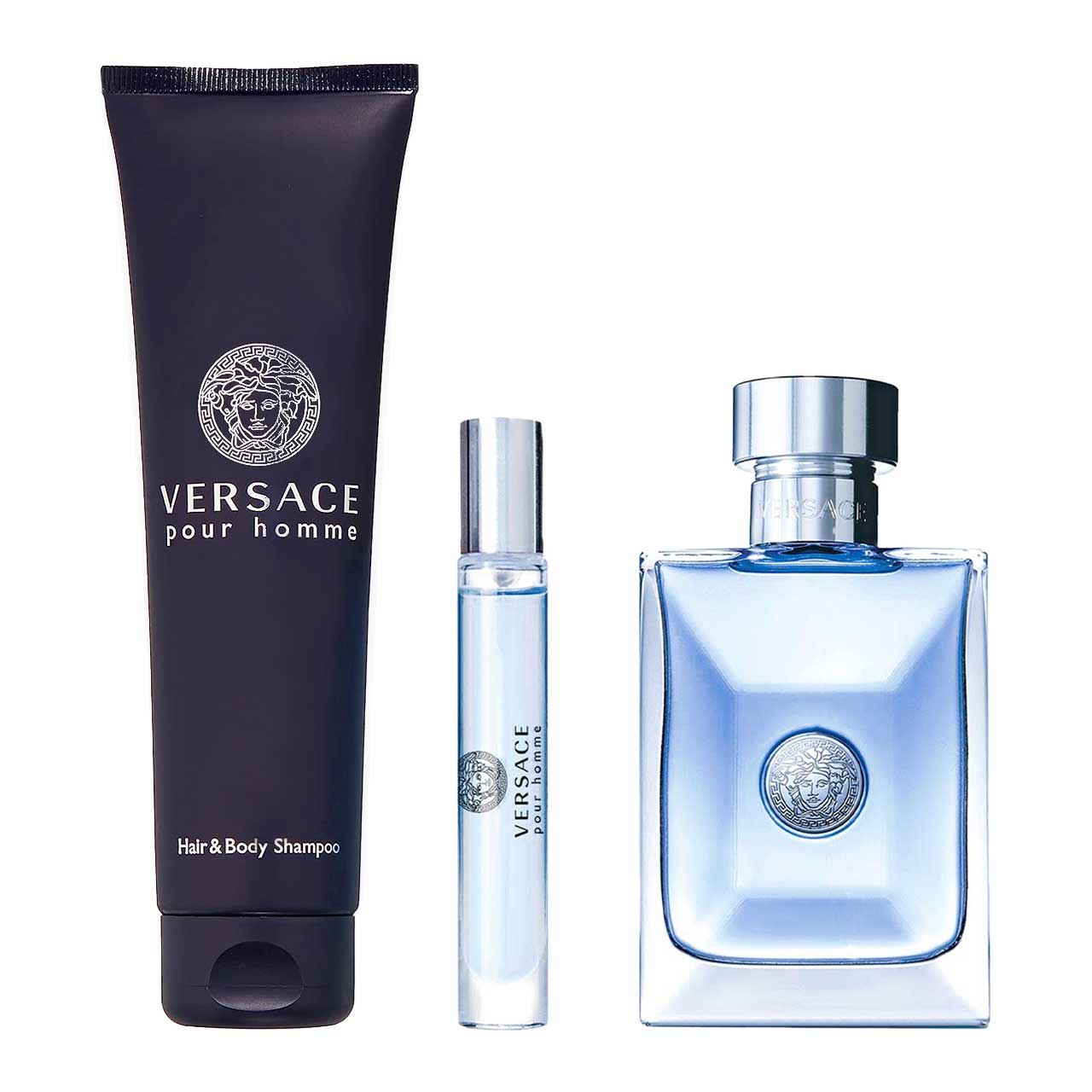 set versace pour homme de 3pzs hombre 3