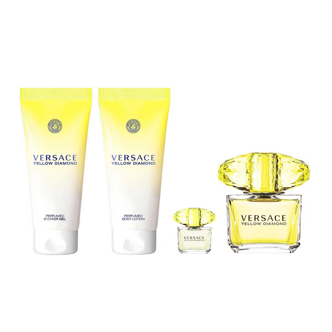 set versace yellow diamond miniatura de 4pzs dama 3