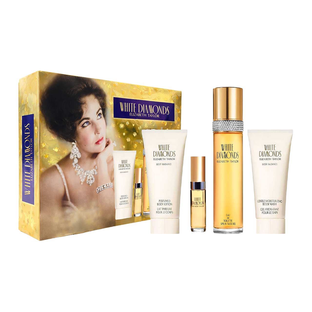 set white diamonds de 4pzs dama