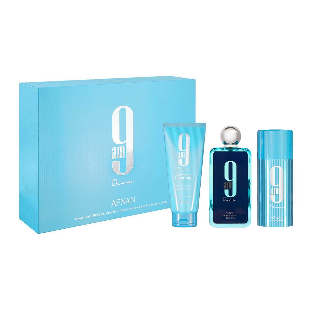 set arabe afnan 9am dive de 3pzs unisex