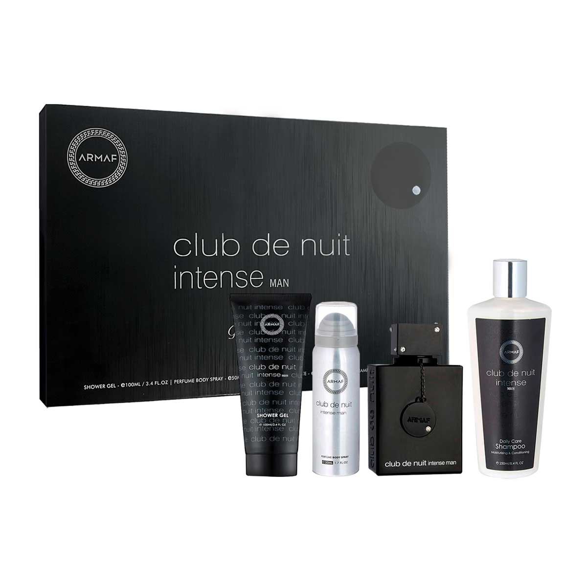set arabe armaf intense de 4pzs hombre