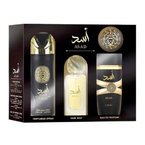 set arabe lattafa asad de 3pzs hombre
