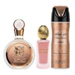 set arabe lattafa fakhar rose de 3pzs dama 3