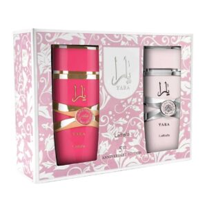 set arabe lattafa yara + yara candy de 2pzs dama