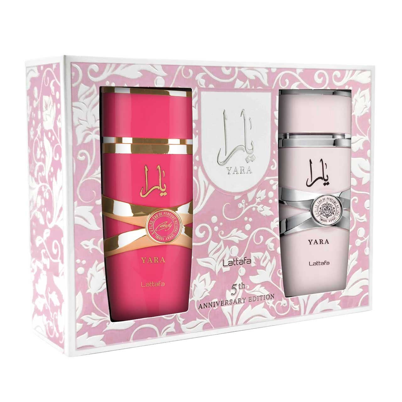set arabe lattafa yara + yara candy de 2pzs dama