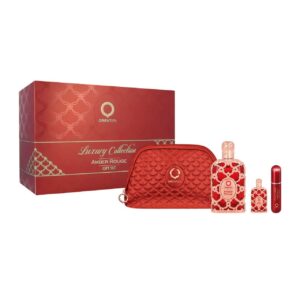 set arabe orientica amber rouge bolsa de 4pzs unisex