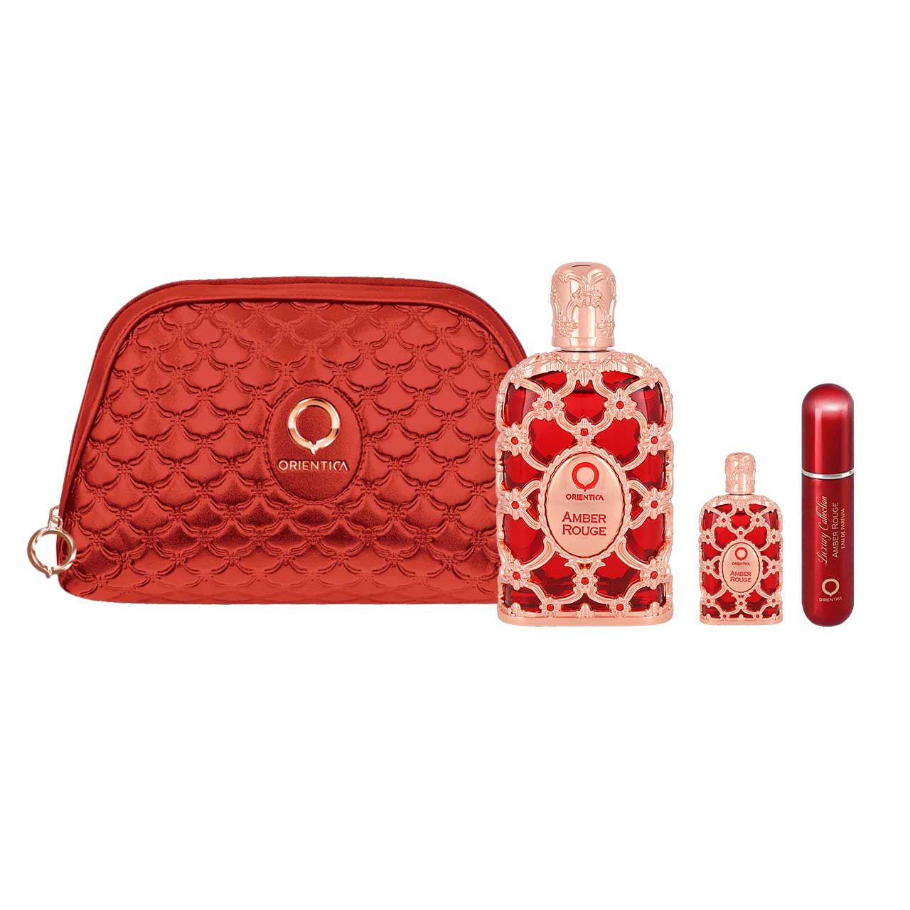 set arabe orientica amber rouge bolsa de 4pzs unisex 3