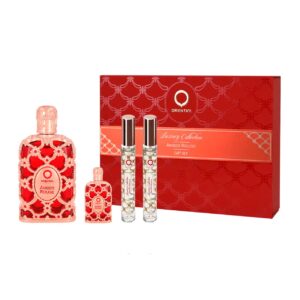set arabe orientica amber rouge miniatura de 4pzs unisex