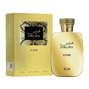 Perfume Arabe Hawas Elixir 100ml Agua de Perfume Unisex