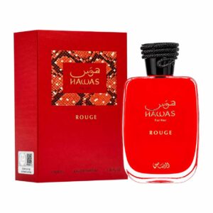 Perfume Arabe Hawas Rouge 100ml Agua de Perfume Mujer