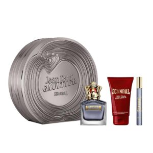 Set de Perfume Scandal Metal de 3 pzs EDT Hombre